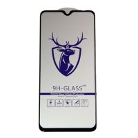 Защитное стекло для Xiaomi Poco M3, Redmi 9T (2.5D/закаленное, полная наклейка) <черный> в блистере ― Оптовый PromiseMobile