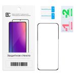 Защитное стекло для Xiaomi Poco M8 5G, Redmi Note 15 (2510DRA23E), Note 15 5G (2.5D/закаленное, полная наклейка) <черный> в блистере