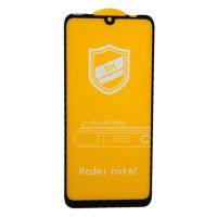Защитное стекло для Xiaomi Redmi Note 7 (2.5D/закаленное, полная наклейка) <черный> в блистере ― Оптовый PromiseMobile
