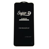 Защитное стекло для Xiaomi Redmi Note 8T (2.5D/закаленное, полная наклейка) <черный> в блистере ― Оптовый PromiseMobile