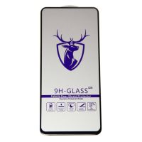 Защитное стекло для Xiaomi Redmi Note 9 Pro (M2003J6B2G), Redmi Note 9S (M2003J6A1G) (2.5D/закаленное, полная наклейка) <черный> в блистере ― Оптовый PromiseMobile