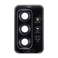 Защитное стекло линзы камеры для Samsung SM-S926B (Galaxy S24 Plus) (комплект 3 шт.) <черный> ― Оптовый PromiseMobile