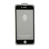 Защитное стекло для Apple iPhone 7, iPhone 8, iPhone SE 2020, iPhone SE 2022 (2.5D пластик/полная наклейка) <черный> ― Оптовый PromiseMobile
