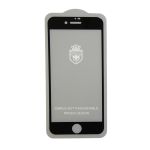 Защитное стекло для Apple iPhone 7, iPhone 8, iPhone SE 2020, iPhone SE 2022 (2.5D пластик/полная наклейка) <черный>