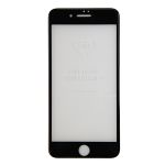 Защитное стекло для Apple iPhone 7 Plus, iPhone 8 Plus (супер закаленное, полное покрытие 3D 0.3 мм) <черный>