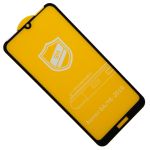 Защитное стекло для Huawei Y6 2019 (MRD-LX1F), Honor 8A (JAT-LX1), 8A Pro (JAT-L41) (2.5D/закаленное, полная наклейка) <черный> в блистере