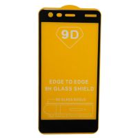 Защитное стекло для Nokia 2 (TA-1029) (2,5D/полная наклейка) <черный> ― Оптовый PromiseMobile