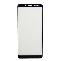 Защитное стекло для Xiaomi Redmi Note 5, Redmi Note 5 Pro (2.5D/полная наклейка) <черный> ― Оптовый PromiseMobile