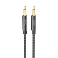 Кабель AUX 3.5 mm - 3.5 mm Hoco UPA19 (1 м) <черный> ― Оптовый PromiseMobile