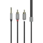 Кабель AUX RCA Hoco UPA-10 (1.5 м.) <серебристый>