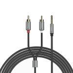 Кабель AUX RCA Hoco UPA-10 (1.5 м.) <серебристый>