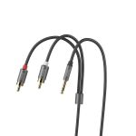 Кабель AUX RCA Hoco UPA-10 (1.5 м.) <серебристый>
