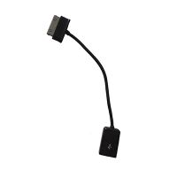 Кабель OTG (USB Host - Galaxy Tab) (10 см) <черный> ― Оптовый PromiseMobile