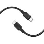 Кабель USB-C Type-C Borofone BX113 (3A/PD/60W/1 метр) <черный>