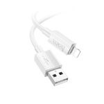 Кабель USB Apple Lightning Hoco X107 (1 метр) <белый>