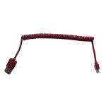 Кабель USB Apple iPhone 2/3/4 телефонный провод <красный>