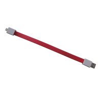 Кабель USB Apple iPhone lightning дизайн браслет плоский <красный> ― Оптовый PromiseMobile