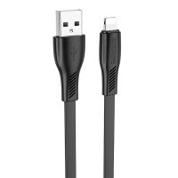 Кабель USB Apple iPhone Lightning Borofone BX85 (2.4A/1 метр) <черный> ― Оптовый PromiseMobile
