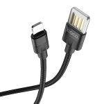 Кабель USB Apple iPhone Lightning Hoco U55 <черный>