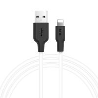 Кабель USB Apple iPhone Lightning Hoco X21 (1 м) <белый> ― Оптовый PromiseMobile