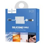 Кабель USB Apple iPhone Lightning Hoco X21 (1 м) <белый>