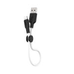 Кабель USB Apple iPhone Lightning Hoco X21 Plus (0,25 метра) <белый>