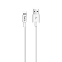 Кабель USB Apple iPhone Lightning Hoco X23 <белый> ― Оптовый PromiseMobile