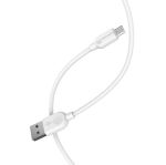 Кабель USB MicroUSB Borofone BX14 (3 метра) <белый>