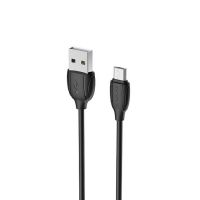 Кабель USB MicroUSB Borofone BX19 <черный> ― Оптовый PromiseMobile