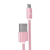 Кабель USB MicroUSB Hoco X2 <розовый> ― Оптовый PromiseMobile