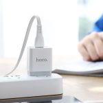 Кабель USB MicroUSB Hoco X40 (2.4А/1 метр) <белый>