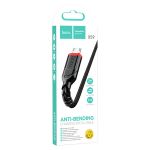 Кабель USB MicroUSB Hoco X59 (2.4A/1 метр) <черный>