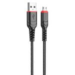 Кабель USB MicroUSB Hoco X59 (2.4A/1 метр) <черный>