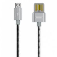Кабель USB MicroUSB Remax RC-080m <серебристый> ― Оптовый PromiseMobile