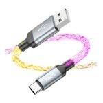 Кабель USB Type-C Hoco U112 (3A/60W/PD) <серый>