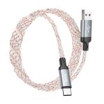 Кабель USB Type-C Hoco U112 (3A/60W/PD) <серый>