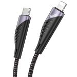 Кабель USB-C Apple iPhone Lightning Hoco U95 <черный>
