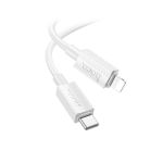 Кабель USB-C Apple Lightning Hoco X107 (1 метр) <белый>
