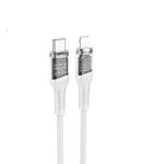 Кабель USB-C Apple iPhone Lightning Hoco U111 <серый>