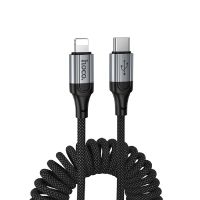 Кабель USB-C Apple iPhone Lightning Hoco X121 (3A/27W/PD/1.5 метра) <черный> ― Оптовый PromiseMobile