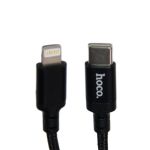 Кабель USB-C Apple iPhone Lightning Hoco X14 (2 метра/PD) <черный>