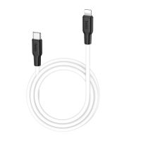 Кабель USB-C Apple iPhone Lightning Hoco X21 Plus (1 м) <белый> ― Оптовый PromiseMobile