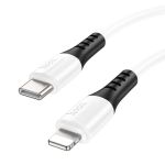 Кабель USB-C Apple iPhone Lightning Hoco X82 <белый>