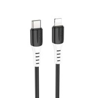 Кабель USB-C Apple iPhone Lightning Hoco X82 <черный> ― Оптовый PromiseMobile
