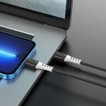 Кабель USB-C Apple iPhone Lightning Hoco X82 <черный>