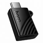 Кард-ридер Hoco HB53 в порт USB-C для MicroSD <черный>