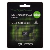 Карта памяти MicroSD 16 Gb CL10 Qumo в блистере без адаптера ― Оптовый PromiseMobile