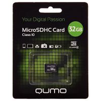 Карта памяти MicroSDHC 32 Gb CL10 Qumo ― Оптовый PromiseMobile