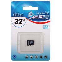 Карта памяти MicroSDHC 32 Gb CL10 Smart Buy в блистере без адаптера ― Оптовый PromiseMobile