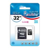 Карта памяти MicroSDHC 32 Gb CL10 Smart Buy в блистере с адаптером ― Оптовый PromiseMobile